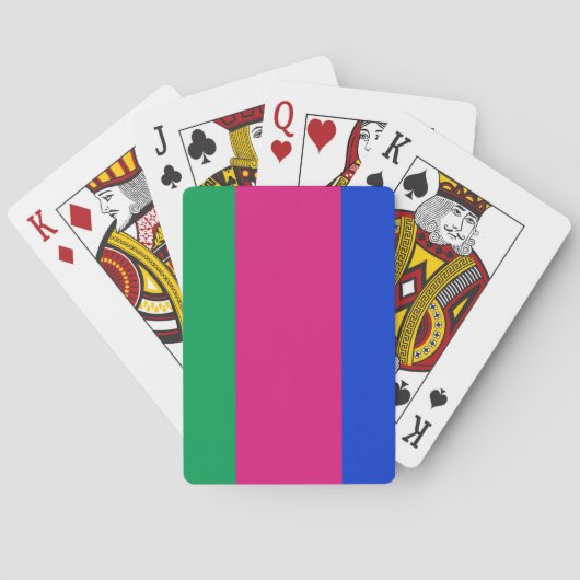Vlag van de Koebanse Volksrepubliek Pokerkaarten (Achterkant)