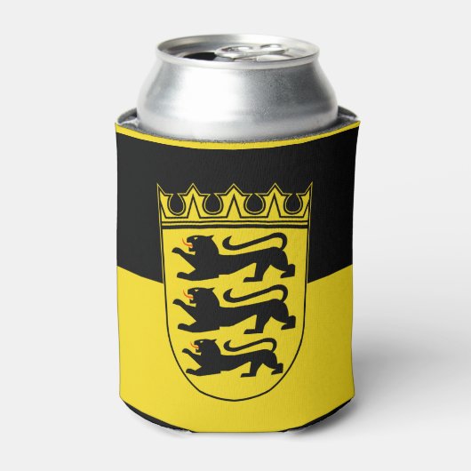 Vlag van de Koelbox Baden-Württemberg Blikjeskoeler (Blikje Voorkant)