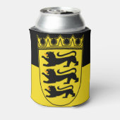 Vlag van de Koelbox Baden-Württemberg Blikjeskoeler (Blikje Achterkant)