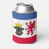 Vlag van de Koelbox Mecklenburg-Western Pommeren Blikjeskoeler (Blikje Achterkant)