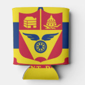 Vlag van de Koelbox St Paul, Minnesota Blikjeskoeler (Achterkant)