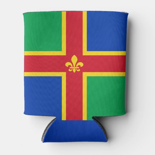 Vlag van de Koelbox van Lincolnshire Blikjeskoeler (Voorkant)