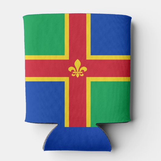 Vlag van de Koelbox van Lincolnshire Blikjeskoeler (Achterkant)