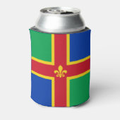 Vlag van de Koelbox van Lincolnshire Blikjeskoeler (Blikje Achterkant)