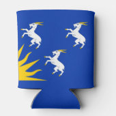 Vlag van de Koelbox van Merionethshire Blikjeskoeler (Achterkant)