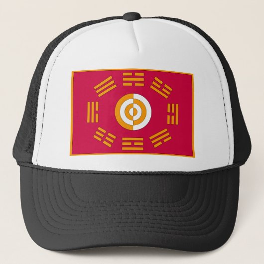 Vlag van de koning van Joseon Trucker Pet (Voorkant)