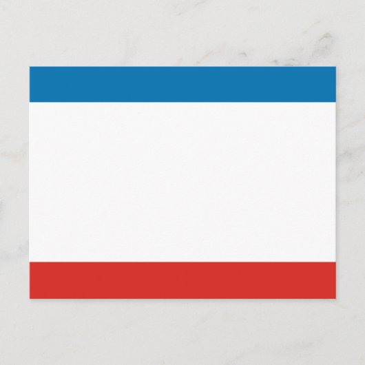 Vlag van de Krim Briefkaart (Voorkant)