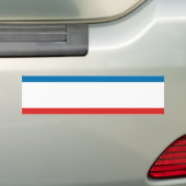 Vlag van de Krim Bumpersticker (Op auto)