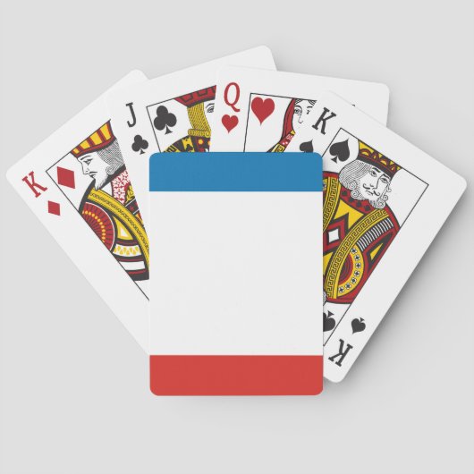 Vlag van de Krim Pokerkaarten (Achterkant)