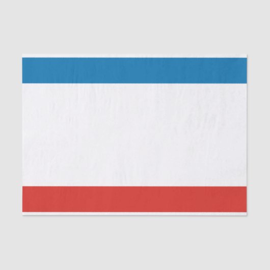 Vlag van de Krim Tissuepapier (Voorkant)