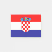 Vlag van de Kroatische Post-it® notes (Voorkant)