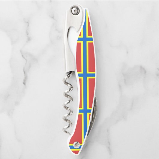 Vlag van de Kurkentrekker van Orkney Waiter (Voorkant)