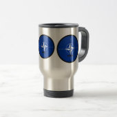 Vlag van de kwaliteit Nato Roundel Reisbeker (Voorkant rechts)