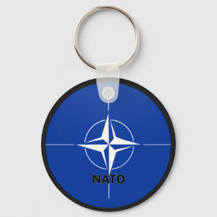 Vlag van de kwaliteit Nato Roundel Sleutelhanger