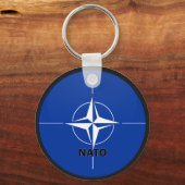 Vlag van de kwaliteit Nato Roundel Sleutelhanger (Voorkant)