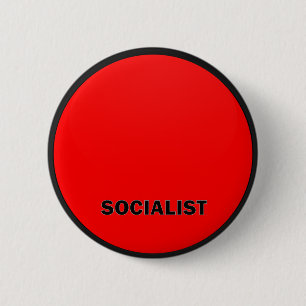 Vlag van de kwaliteit van de socialist Roundel Ronde Button 5,7 Cm