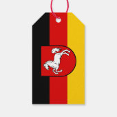 Vlag van de Labels van de Niedersachsen Gift Cadeaulabel (Achterkant)