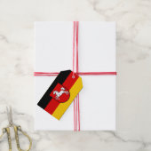 Vlag van de Labels van de Niedersachsen Gift Cadeaulabel (Met Touw)