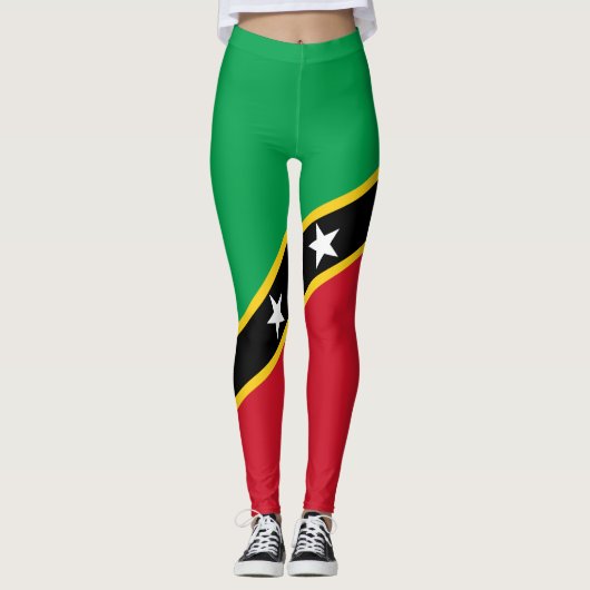 Vlag van de Leggings Saint Kitts en Nevis (Voorkant)