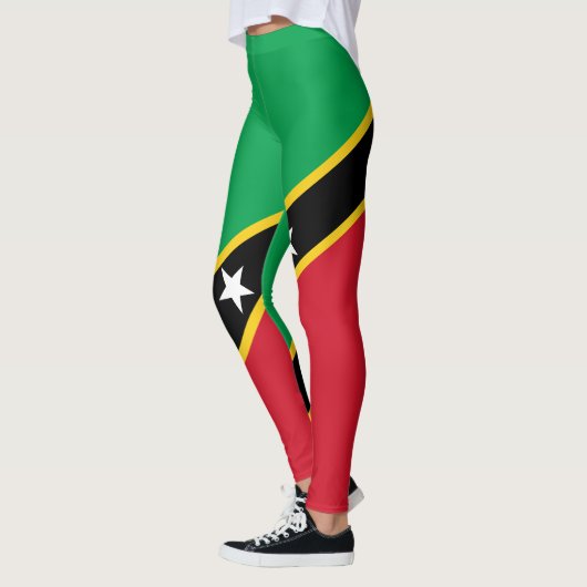 Vlag van de Leggings Saint Kitts en Nevis (Links)