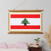 Vlag van de Libanese Wall Art Tapestry Hangend Wandkleed (Slaapkamer)