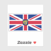 Vlag van de Lord Lieutenant van Ierland Sticker (Vel)
