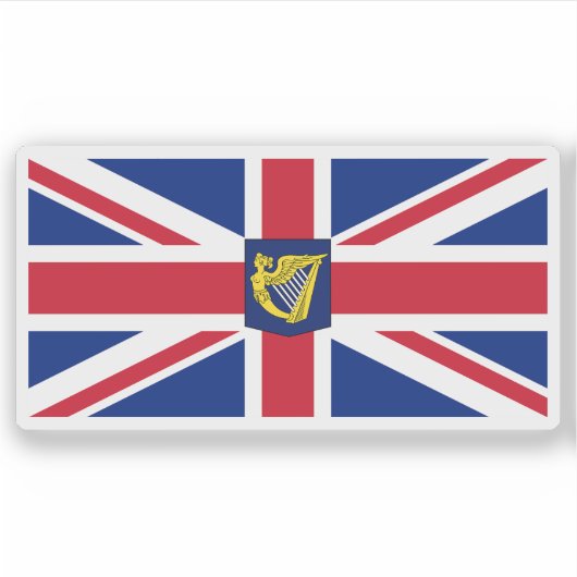 Vlag van de Lord Lieutenant van Ierland Sticker (Voorkant)