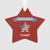 Vlag van de luchtmacht van de strijdkrachten - Aan Ornament (voorkant)