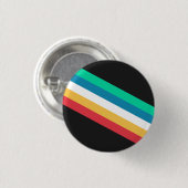 Vlag van de Maand van Trots op een Beperking Ronde Button 3,2 Cm (Voorkant /achterkant)