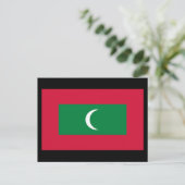Vlag van de Malediven Briefkaart (Staand voorkant)