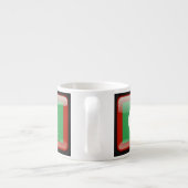 Vlag van de Malediven Espresso Kop (Achterkant)
