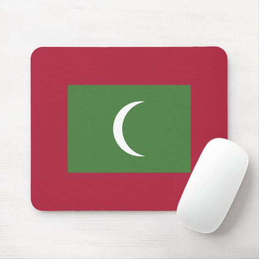 Vlag van de Malediven Muismat (Met muis)