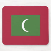Vlag van de Malediven Muismat (Voorkant)