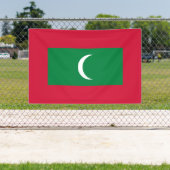 Vlag van de Malediven Spandoek (Insitu)