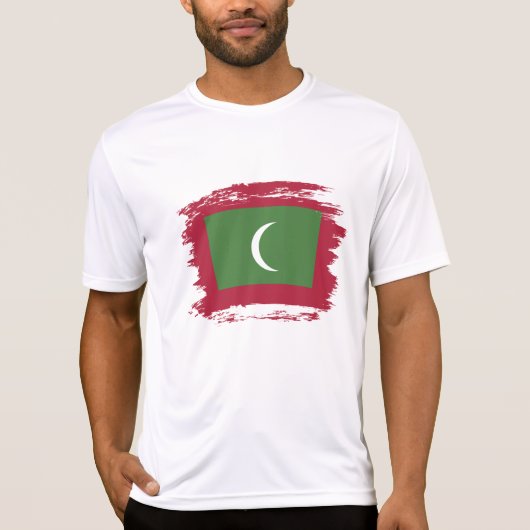 Vlag van de Malediven T-shirt (Voorkant)