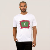 Vlag van de Malediven T-shirt (Voorkant volledig)