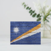 Vlag van de Marshalleilanden Briefkaart (Staand voorkant)