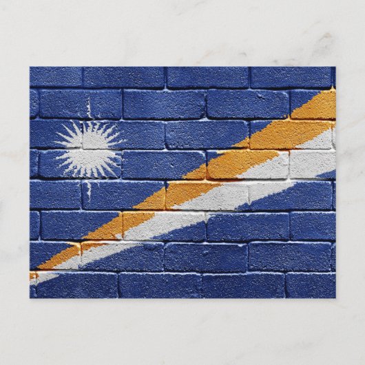 Vlag van de Marshalleilanden Briefkaart (Voorkant)