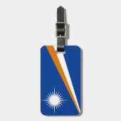 Vlag van de Marshalleilanden Easy ID Persoonlijk Bagagelabel (Voorkant verticaal)