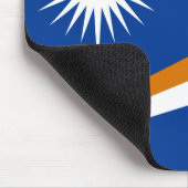 Vlag van de Marshalleilanden Mousepad Muismat (Hoek)