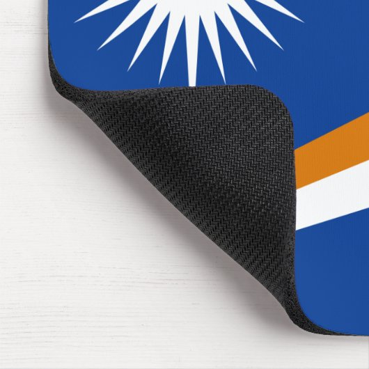 Vlag van de Marshalleilanden Mousepad Muismat (Hoek)