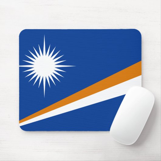 Vlag van de Marshalleilanden Mousepad Muismat (Met muis)