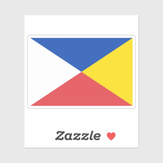 Vlag van de Maya's, Mexico Sticker (Vel)