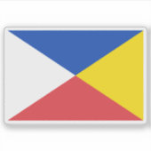 Vlag van de Maya's, Mexico Sticker (Voorkant)