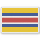 Vlag van de Mengjiang Sticker (Voorkant)