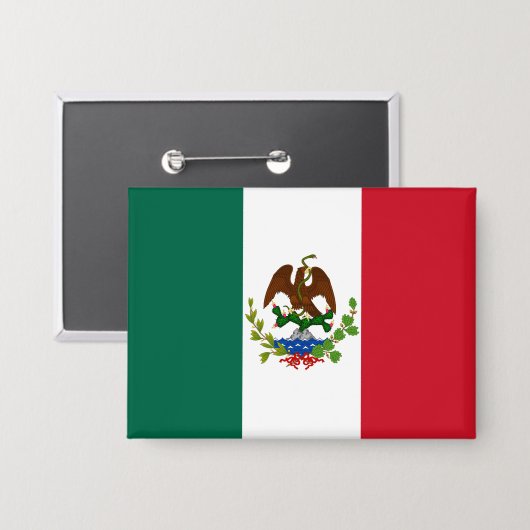 Vlag van de Mexicaanse Republiek: 1824-1835, Santa Button (Voorkant / Achterkant)
