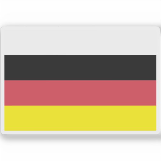 Vlag van de Miccosukee Indianen van Florida, Veren Sticker (Voorkant)