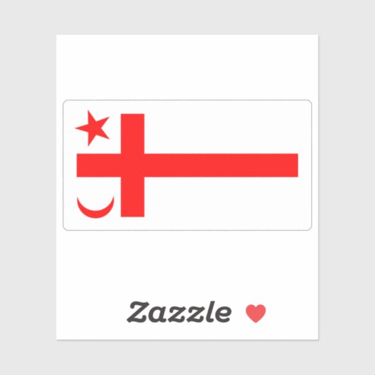 Vlag van de Mi'kmaq, Canada Sticker (Vel)