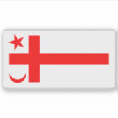 Vlag van de Mi'kmaq, Canada Sticker (Voorkant)