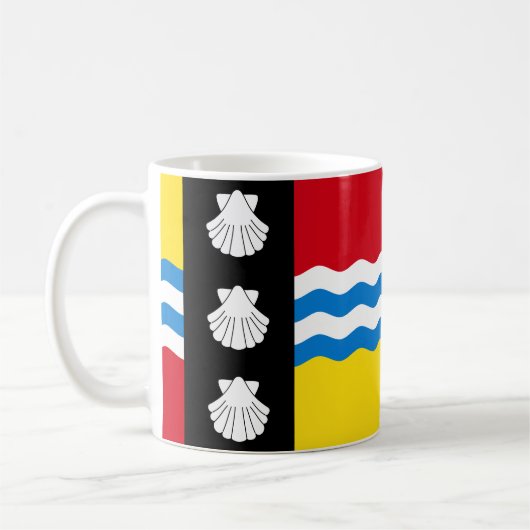 Vlag van de Mok Bedfordshire Coffee (Links)